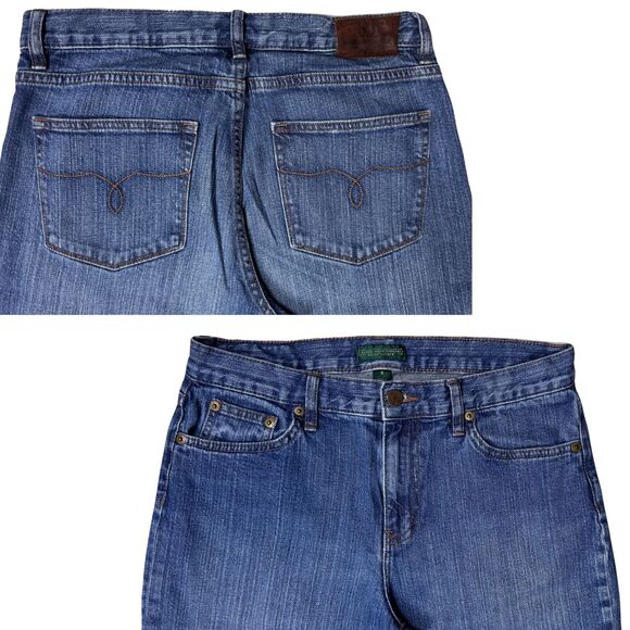 Ralph Lauren Womens Jeans Lauren‎ Jeans Company Classic Straight Denim Sz 8 Blue - Picture 7 of 8